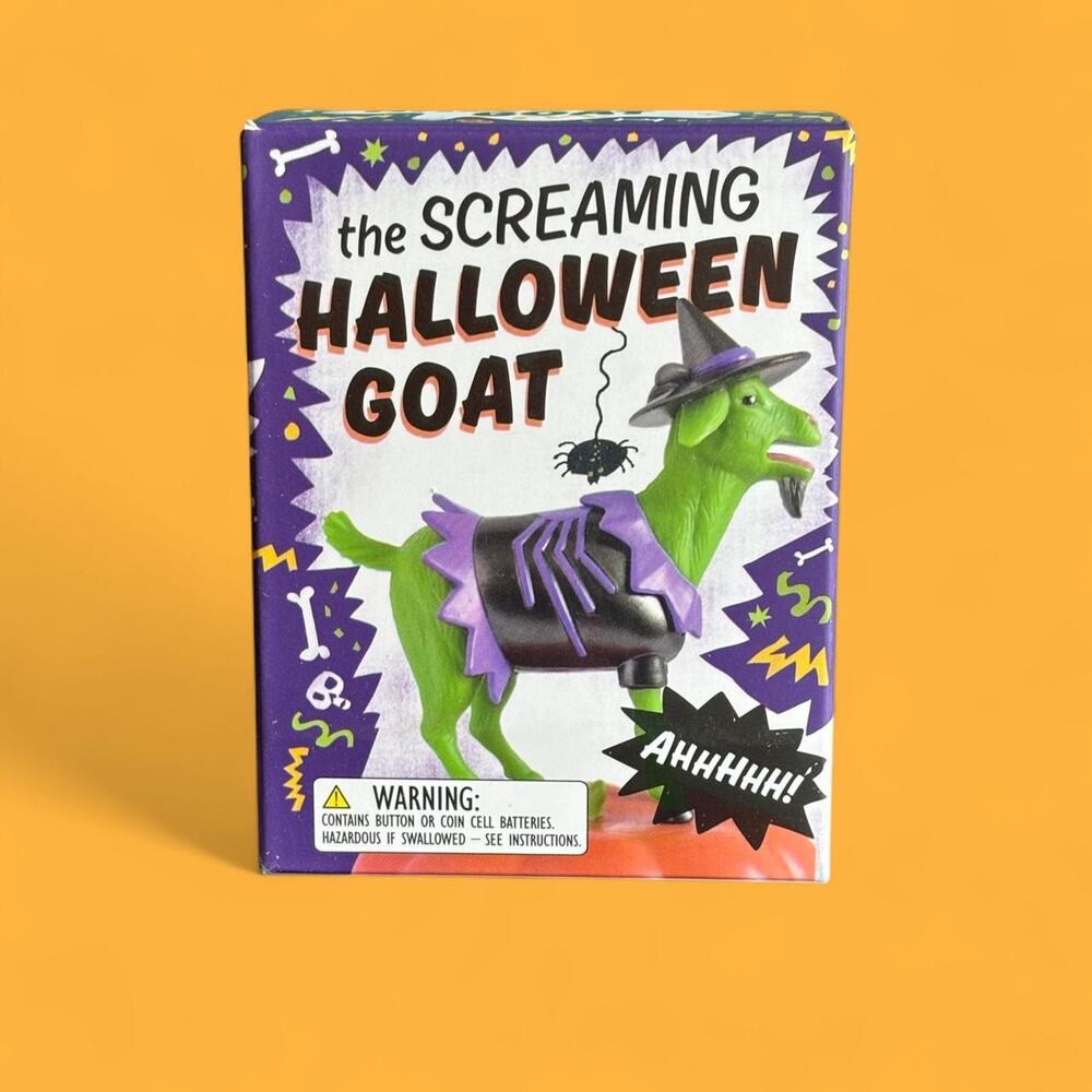 The screaming goat halloween witch